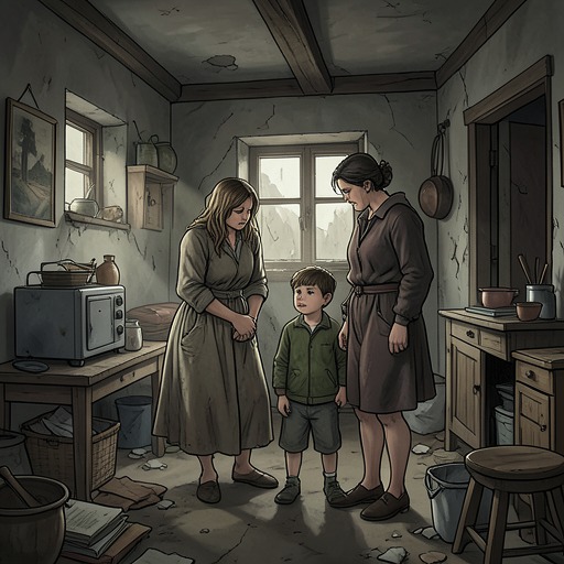 The Thénardier Household’s Decline from "Les Misérables". This thread follows the Thénardiers from a village inn to urban crime and shows how their family’s needs become instruments of exploitation.