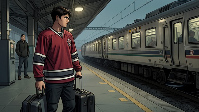 Leaving Home for Hockey from "Heated Rivalry". Escape and Ambition A Future Abroad Ilya sees the NHL as a route to wealth, independence, and distance from his family.