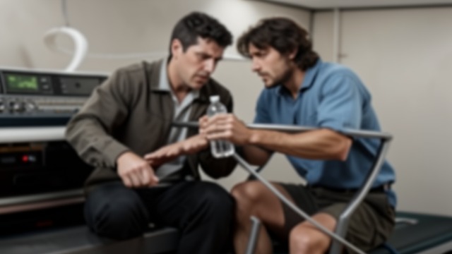 The Treadmill Challenge from "Heated Rivalry". A Charged Silence Racing Side by Side After the draft, Shane and Ilya turn a late-night treadmill run into a contest.