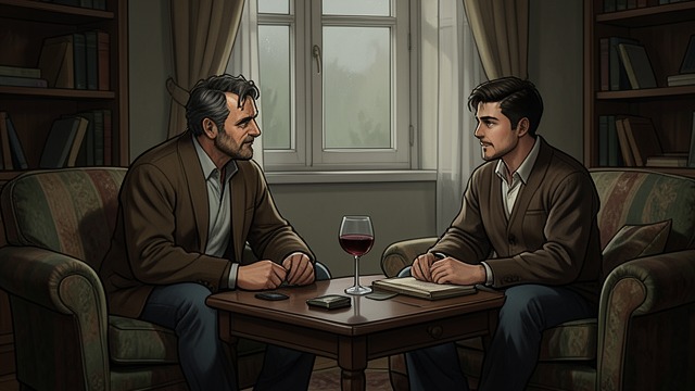 David’s Quiet Acceptance from "Heated Rivalry". Shock Gives Way to Care Questions About the Past David is startled by the relationship and by how long Shane has kept it hidden.