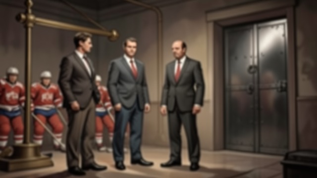 The Plan Takes Shape from "Heated Rivalry". A Shared Public Project Camps and Giving Shane proposes hockey camps in Montreal and Ottawa whose proceeds will support mental health organizations.