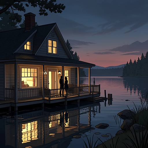 The Cottage as a Turning Point from "Heated Rivalry". This flow follows the shift from stolen meetings to shared everyday life during Shane and Ilya’s time at the lakeside cottage.
