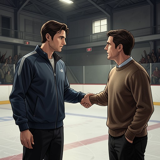 The Early Sexual Awakening from "Heated Rivalry". This flow follows the first attraction between Shane and Ilya through discovery, nervous experimentation, and the formation of a private bond.