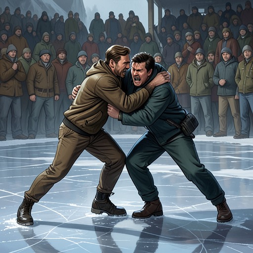 The Rivalry’s Competitive Escalation from "Heated Rivalry". This flow follows the sporting contest that becomes a source of attraction, public spectacle, and eventually a more flexible version of the men’s relationship.