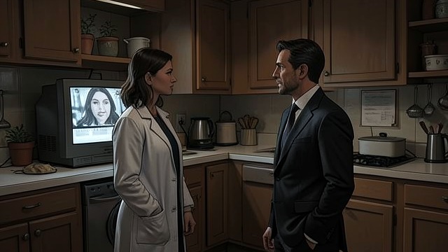 A Hostile Kitchen Set from "Lessons in Chemistry". A Hostile Kitchen Set Television’s Expectations Elizabeth rejects the tight dresses, decorative clutter, and cheerful script prepared for her.