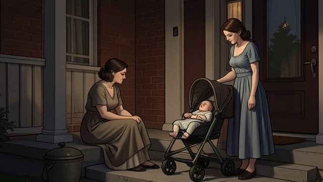 Harriet Crosses the Street from "Lessons in Chemistry". Harriet Crosses the Street A Neighbor Sees the Need Harriet comes over and recognizes that Elizabeth is exhausted and alone.