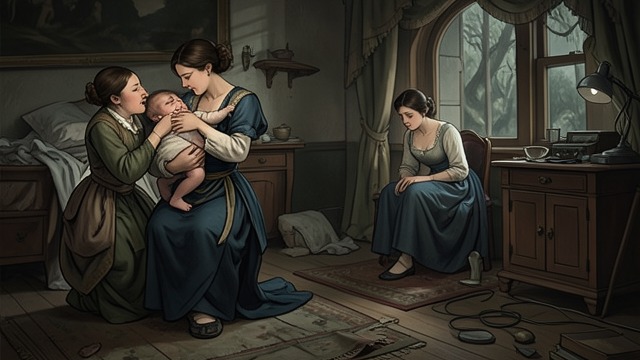 A Difficult Beginning from "Lessons in Chemistry". A Difficult Beginning Exhaustion and Doubt Elizabeth struggles with a baby who cries constantly, a house in disorder, and work she cannot abandon.