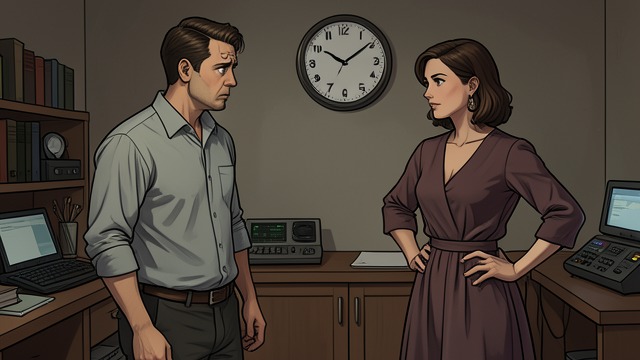 A Producer Under Pressure from "Lessons in Chemistry". A Producer Under Pressure A Job at Risk Walter’s afternoon programming slot is empty, and his boss threatens his position if he cannot fill it.
