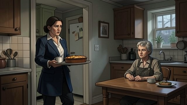 Harriet Brings Food from "Lessons in Chemistry". Harriet Brings Food Help at the Door Harriet sees Elizabeth’s exhaustion and brings coffee, a casserole, and experience with newborns.