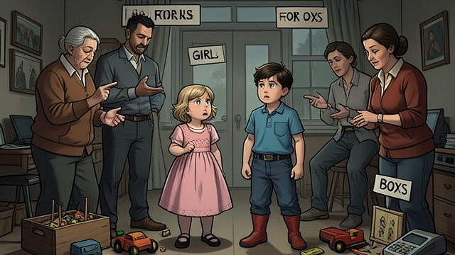A School Repeats the Code from "Lessons in Chemistry". A School Repeats the Code Gender Assigned Early Madeline is told that pink is for girls, boys should protect girls, and girls should play different games.