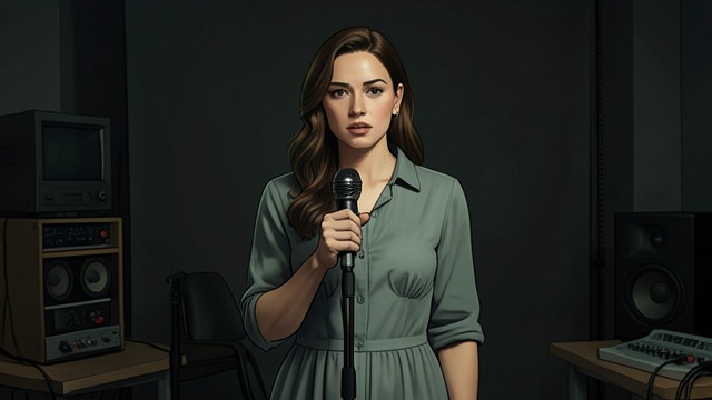The Unscripted Debut from "Lessons in Chemistry". The Unscripted Debut Rejecting the Script Elizabeth begins her first broadcast by criticizing the set and refusing to read the cue cards.