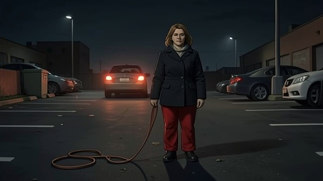 The Leash Breaks from "Lessons in Chemistry". The Leash Breaks Accident and Loss The leash snaps when Calvin is struck by a police car.