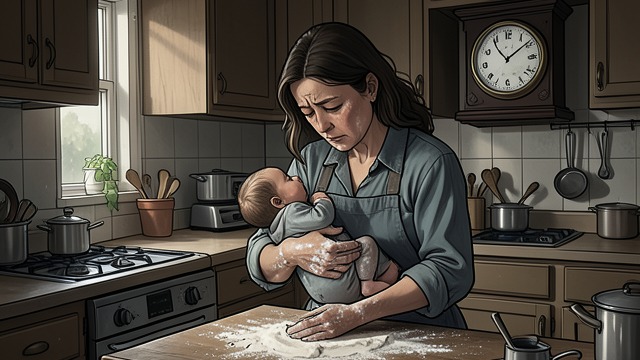Motherhood Without Myth from "Lessons in Chemistry". Motherhood Without Myth The Reality of Care Elizabeth experiences exhaustion, fear, and repetitive work rather than instant domestic bliss.