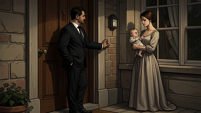 A Welcome at the Door from "Lessons in Chemistry". A Welcome at the Door The Family Reunites Six-Thirty waits outside the home after Elizabeth gives birth.