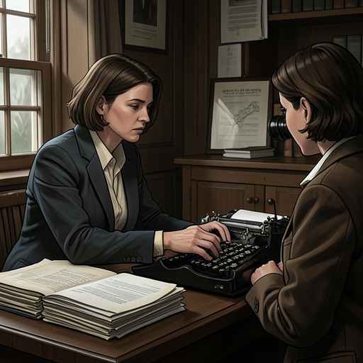 The Editorial Machine from "Lessons in Chemistry". This thread traces how journalists and editors shape Elizabeth’s public identity, and how truthful testimony struggles against the demand for sensational…