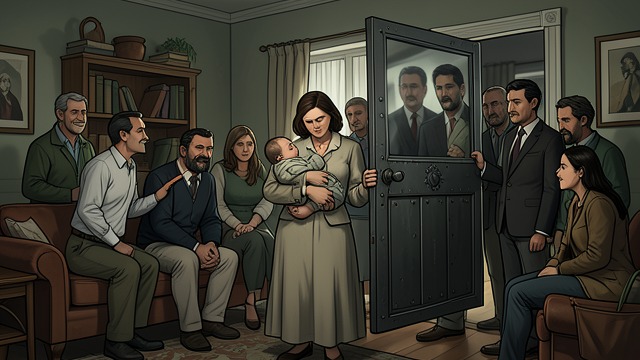 The Family Announcement from "If Beale Street Could Talk". A Child Claimed by Two Families A household makes room Tish tells Sharon first, then joins Sharon, Joseph, and Ernestine for the family announcement.