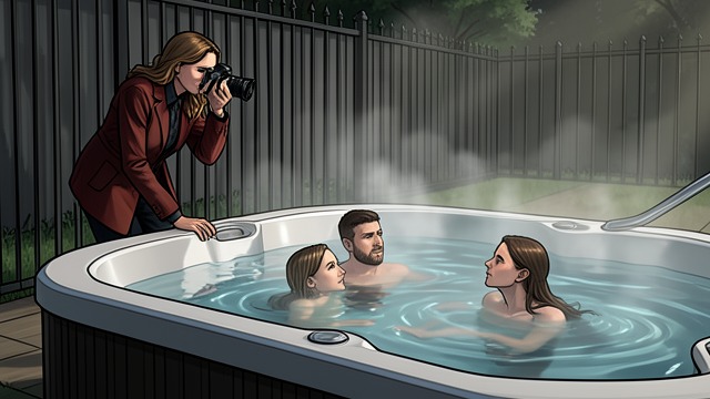 The Secret Recording from "P.S. I Still Love You". The Secret Recording A Private Moment Captured Genevieve sees Lara Jean and Peter together in the hot tub during the ski trip and records them without their…