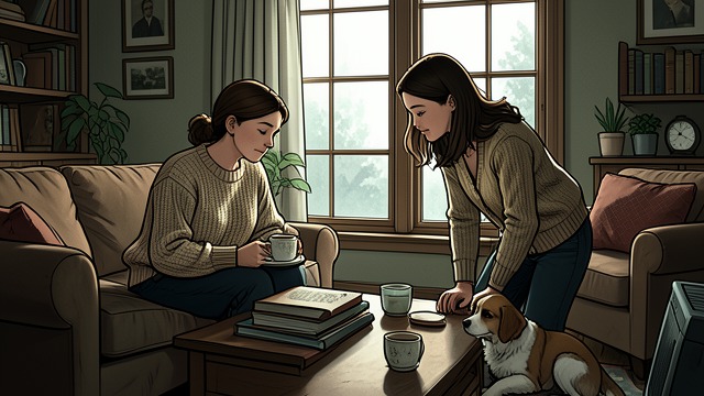 Comfort in a Shared Room from "P.S. I Still Love You". Comfort in a Shared Room Small acts of care When Margot returns heartbroken, Lara Jean asks Kitty to take her tea and keep her company.