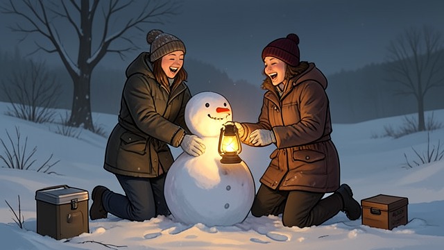 A Confession in the Snow from "P.S. I Still Love You". A Confession in the Snow A night apart from the past When an April snowstorm strands Lara Jean and John at Belleview, they sneak outside to play in the snow.