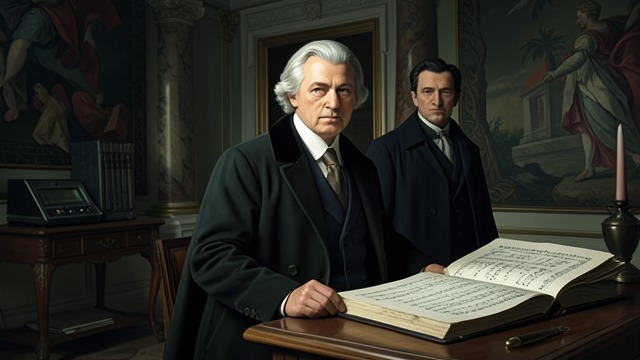 The Court Composer from "Amadeus". The Court Composer Established success Salieri is already a prolific composer with a respected household and a position near the center of imperial musical…