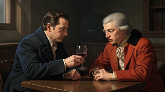 A War Through the Artist from "Amadeus". A War Through the Artist A strategy of obstruction Salieri decides to damage Mozart’s prospects rather than attack him physically.