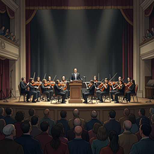 Figaro’s Rise and Suppression from "Amadeus". This flow traces the creation, performance, and suppression of Figaro as a triumph that fails to secure Mozart’s standing.