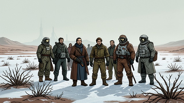 The Camp Remembered from "Aniara". The Camp Remembered A recovered landscape The Space-hand recalls the camp’s barren vegetation and its prisoners’ hunger.