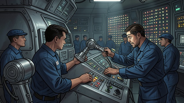 The Course of Mechanics from "Aniara". The Course of Mechanics Trust in procedure The ship’s initial launch depends on precise technical systems and established flight routines.