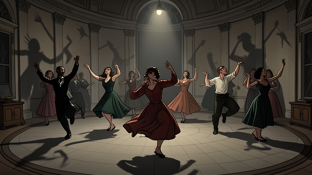 The Dance Hall from "Aniara". The Dance Hall A seasonal ritual Passengers dance through the night and wait for sunrise in Dorisvale.