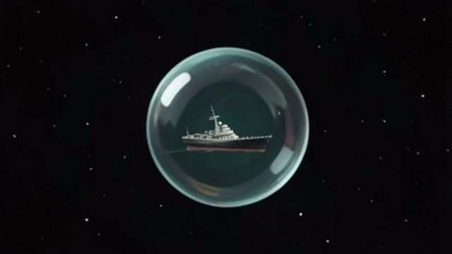 The Bubble’s Voyage from "Aniara". The Bubble’s Voyage Movement made imperceptible The astronomer compares Aniara’s progress to a bubble moving almost imperceptibly through glass.