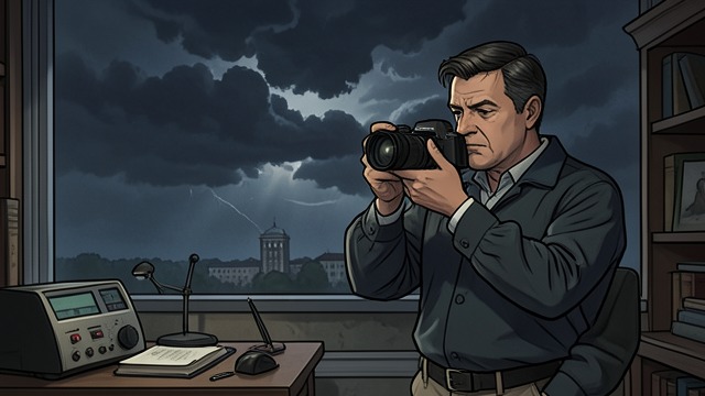 The Camera as Witness from "H is for Hawk". Looking Through a Lens Work and Distance Helen’s father uses his camera in dangerous situations, relying on the viewfinder to focus on technical decisions…