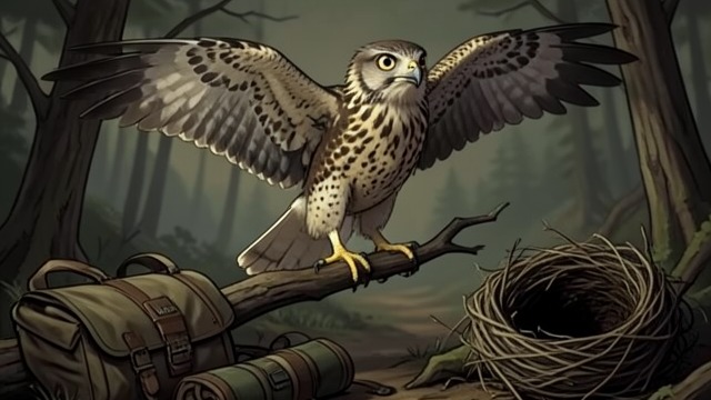 Gos Comes Home from "H is for Hawk". The Captive Arrives A Journey into Strangeness Gos has been removed from a German nest and carried through several stages of travel before White receives him.