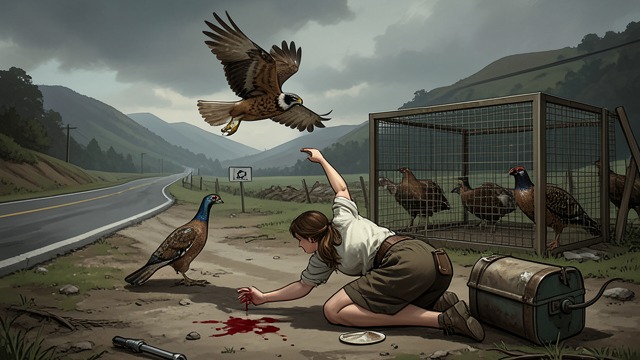 The Final Hunt Goes Wrong from "H is for Hawk". A Rushed Outing A Tight Schedule Helen takes Mabel to hunt before a teaching commitment, assuming they can catch a rabbit quickly and return.