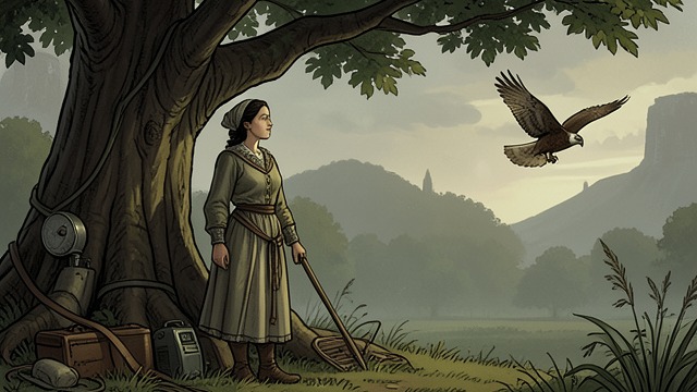 Waiting for the Hawk from "H is for Hawk". The Human Outside A Necessary Parting When Mabel must spend the moulting season in an aviary, Helen lets her go without pretending the separation is trivial.