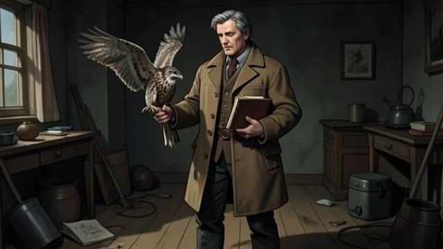 The Sleepless Vigil from "H is for Hawk". Watching Without Rest An Ordeal of Attention White follows an old method of keeping a hawk awake, treating the process as a solitary test of endurance.