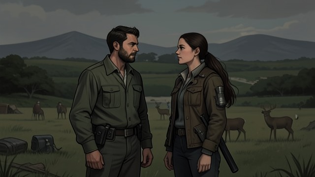 Walking Home Together from "H is for Hawk". Shared Secrets of Place A Familiar Greeting Helen meets a retired couple who have seen the deer before and know their usual numbers.