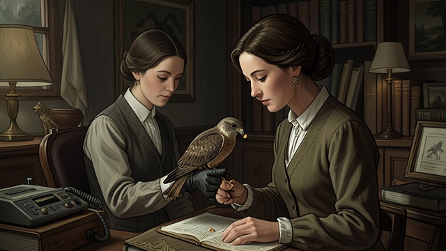 The First Days from "H is for Hawk". Learning to Wait Fear on the Glove Mabel arrives overwhelmed by the new world.