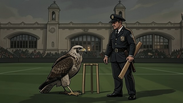 The College’s Boundaries from "H is for Hawk". A Hawk in an Institution A Sudden Intrusion A pheasant and moorhens appear on the cricket pitch while Mabel is training.