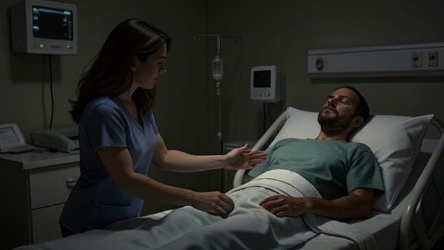 The Hospital Goodbye from "H is for Hawk". Speaking to an Absence The Body in the Room Helen enters the hospital room and initially feels that the man in the bed cannot be her father.