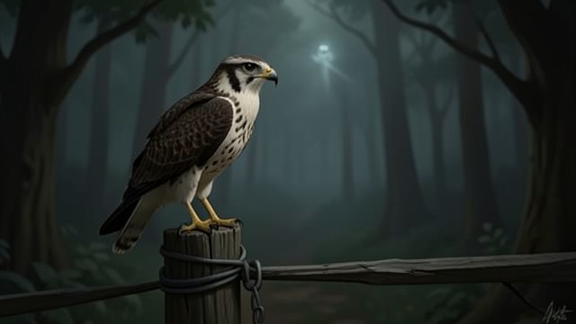 Gos Is Lost, Not Dead from "H is for Hawk". An Unclosed Story The Escape Gos disappears after White’s poor tether breaks. White fears the hawk may die, but he never knows what finally happens to him.