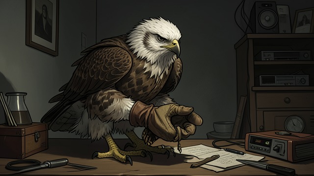 The Killing Grip from "H is for Hawk". An Instinct Revealed A Sound and a Response Small squeaks and sudden noises cause Mabel’s toes to clamp hard around the glove.
