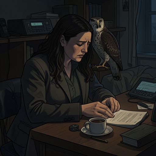 Grief and the Goshawk from "H is for Hawk". Helen’s bereavement drives her toward Mabel, whose training first shelters her from grief and eventually helps her return to human life.