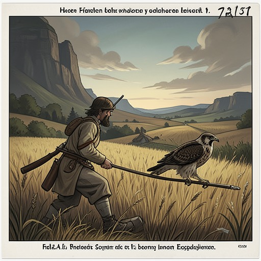 A Hawk’s Landscape from "H is for Hawk". As Helen and Mabel repeatedly cross the same fields, their distinct attention and shared history turn a working landscape into a place of memory and meaning.