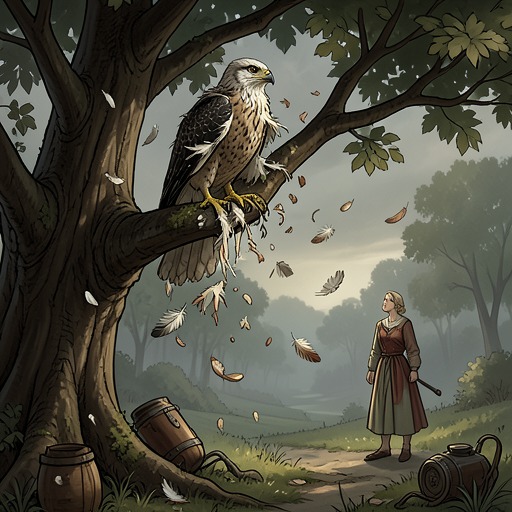 The Moulting Season from "H is for Hawk". Mabel’s seasonal separation tests Helen’s attachment and teaches her that caring for a hawk includes allowing biological change beyond human companionship.