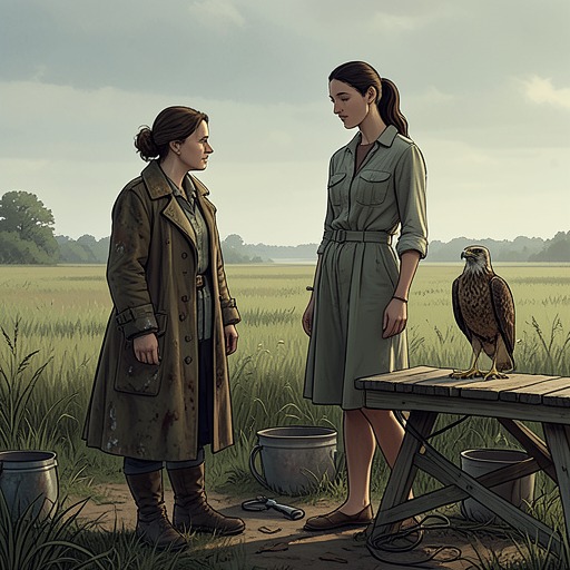 Christina’s Companionship from "H is for Hawk". Christina accompanies Helen through the earliest, most isolating stages of bereavement and training, offering both witness and practical help.