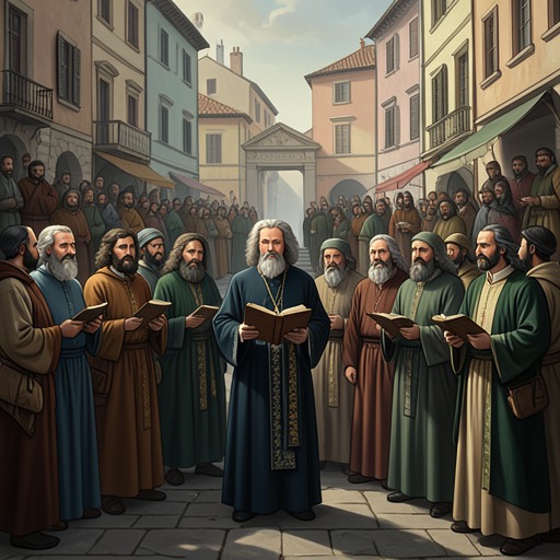 Religious Authority and Punishment from "Candide". This thread traces how religious institutions turn belief and ritual into instruments of coercion, while exposing contradictions between piety and conduct.