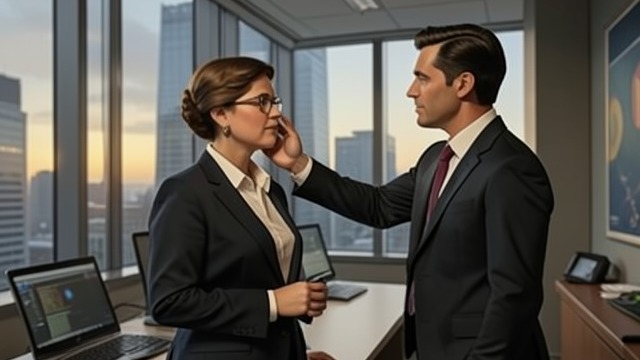 A Workplace Encounter from "She Said". A Workplace Encounter An introduction at Trump Tower Rachel Crooks worked at a real-estate firm connected to Trump’s organization.