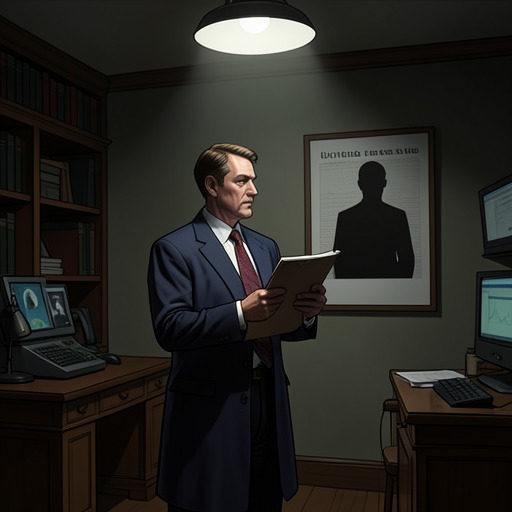 The Case Against Rusty from "Presumed Innocent". This flow traces how a prosecutor's suspicion of Rusty hardens into an indictment and then loses force under scrutiny at trial.