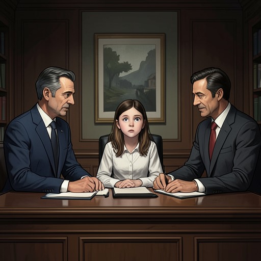 The McGaffen Trial and the Affair from "Presumed Innocent". This flow traces how Rusty's work beside Carolyn in a child-abuse prosecution becomes the setting for his obsessive affair.