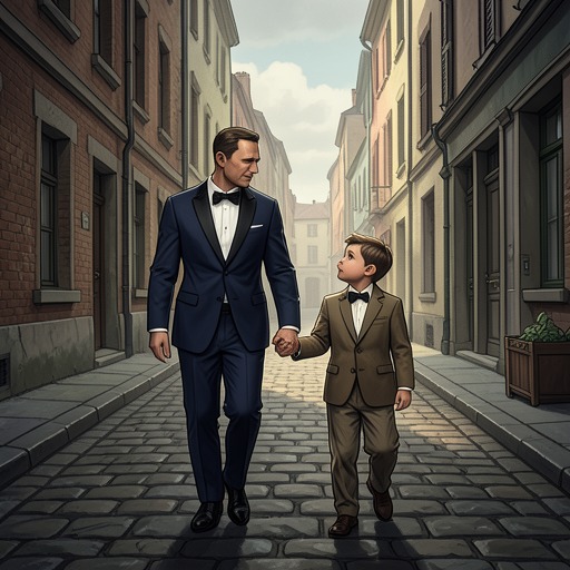 The Father and Son Bond from "Presumed Innocent". This flow follows Rusty's fear of losing Nathaniel, the child's quiet loyalty, and their continued connection across separation.